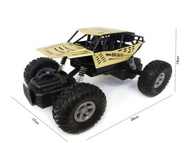 Legering Klimwagen - off-road - metal Body truck 4x4 - speelgoed auto (26cm)