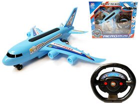 Radiografisch bestuurbare vliegtuig - 27MHZ - A380  RC Air Plane  - Blauw
