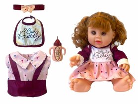 Baby Pop - New Born - Kan Drinken - Plassen - Praten - 28 x 17 x 9 cm