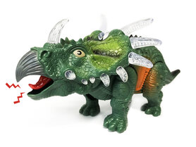 Ceratopia  - interactieve dinosaurus speelgoed - met licht en dino geluiden 35CM