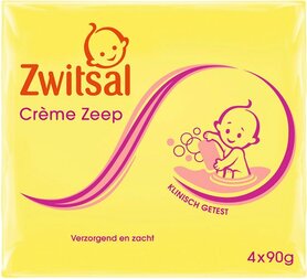 Zwitsal Crème Zeep baby - 4-pak - 360 gram