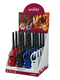 Candle lighter - unilite® kitchen lighters - 16 pieces - bbq lighter - refillable