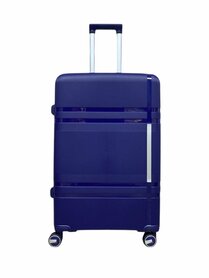 Grote XL koffer 75cm - tot 35kg - 4 wielen 360 graden spinner - donkerblauw - 100% Polypropyleen - 2025 Edition