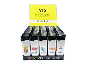 Klik aanstekers 50 stuks met print
