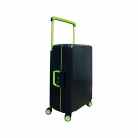 Hardcase suitcase black Large - L 66 cm - TSA Lock - wide handle Bubule