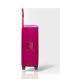 Hardcase koffer Handbagage  Donker roze - 56 cm - TSA Slot - brede handgreep Bubule 