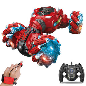 R/C Stunt Transform Twist Car - Afstandsbestuurbare Auto – 360° Draai - Slimme hand Besturing