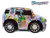 RC Racing Car - 3D LED Flash light - radio grafisch bestuurbaar auto