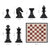 Chess set - Magnetisch schaakbord met schaak stukken - Schaakspel