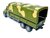 Leger vrachtwagen - pull-back drive - 16.5 CM - Metal Alloy