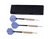 Dart arrow - 3 pieces of steel darts - Darts - incl. darts shafts and storage box - blue