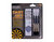 Dart arrow - 3 pieces of steel darts - Darts - incl. darts shafts and storage box - blue