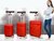 Travel suitcase - hand luggage - rood - silicone 55CM