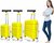 Travel suitcase - luggage - yellow - silicone 65CM