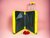 Travel suitcase - luggage - yellow - silicone 65CM