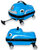 Kinder Koffer - Zit en Loop Auto - 2 in 1 Blauw - 32L