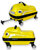 Children's seat case car and walker 2in1 yellow (32L)