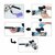 Gel Blaster- Elektrische pistool  - Red Graffiti  - compleet set incl. gel ballen - oplaadbaar - 37CM