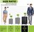 Black hard shell case, PC ABS aluminum 4 metal corners for protection 66 cm