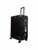 Black hard shell case, PC ABS aluminum 4 metal corners for protection 66 cm