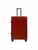 hard shell case, PC ABS aluminum 4 metal corners for protection red 75L