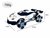 Rc auto 2.4GHZ Burn-out rook auto met echte rook en LED-lichtjes  met Geluid en oplaadbaar