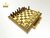 Chess Houten schaakbord set - 38x38cm - ingebouwde opberglade + Extra Koninginnen