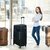 Large suitcase black 65cm - up to 28kg - 4 wheels 360 degree spinner L - 100% polypropylene - 2025 edition