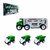 Toy Truck with work vehicles 4-piece set green