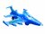Aerial Warfare Jet – De Ultieme Stoere Straaljager - Led lichtjes - geluid - vliegtuig 33CM