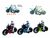 Race motorfiets speelgoed - met sirene en licht  - frictie aandrijving rood