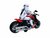 Race motorfiets speelgoed - met sirene en licht  - frictie aandrijving rood