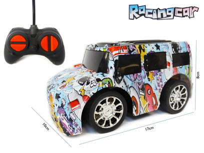 RC Racing Car - 3D LED Flash light - radio grafisch bestuurbaar auto 1:20 - 17CM RC Racing Car - 3D LED Flash light - radio grafisch bestuurbaar auto 1:20 - 17CM