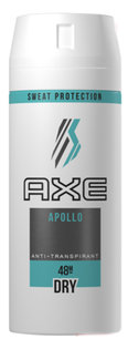 Axe Dry Apollo 48h Fresh - Deodorant & body Spray - anti transparant 150ml Axe Dry Apollo 48h Fresh - Deodorant & body Spray - anti transparant 150ml