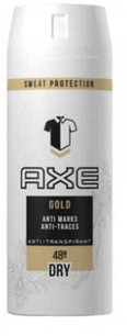 Axe Gold Dry 48h Fresh - Deodorant & body Spray - anti transparant 150ml Axe Gold Dry 48h Fresh - Deodorant & body Spray - anti transparant 150ml