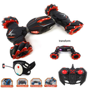 Rc Stunt Car NQD 4WD Transformer auto - met hand en Afstandsbediening bestuurbaar Twisten Off-Road Voertuig 1:10 - 2.4ghz Rc Stunt Car NQD 4WD Transformer auto - met hand en Afstandsbediening bestuurbaar Twisten Off-Road Voertuig 1:10 - 2.4ghz