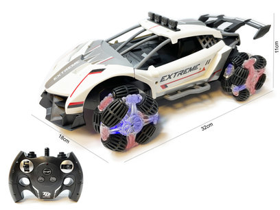 Rc auto 2.4GHZ Burnout Smoke Car met echte rook en LED-lichtjes en oplaadbaar Rc auto 2.4GHZ Burnout Smoke Car met echte rook en LED-lichtjes en oplaadbaar