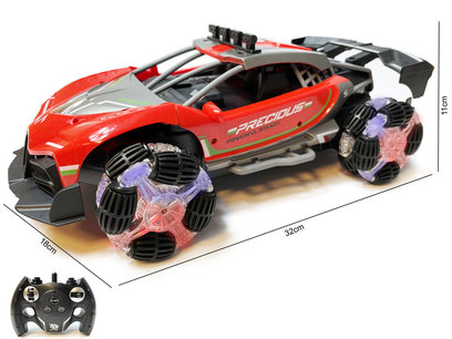 Rc auto 2.4GHZ Burnout Smoke Car met echte rook en LED-lichtjes en oplaadbaar Rc auto 2.4GHZ Burnout Smoke Car met echte rook en LED-lichtjes en oplaadbaar