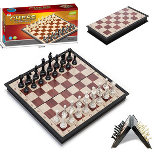 Chess set - Magnetic chess board - collapsible board - 33x33 cm Chess set - Magnetic chess board - collapsible board - 33x33 cm