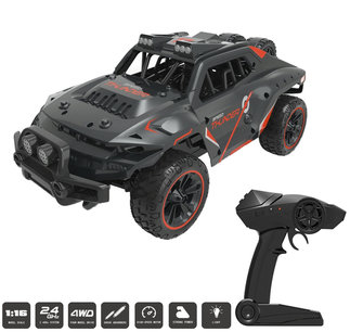 Rc auto 4x4 WD Rally 25km/u - TKKJ K06 - 2.4GHZ - OFF ROAD Sport Thunder Car - 1:16 black Rc auto 4x4 WD Rally 25km/u - TKKJ K06 - 2.4GHZ - OFF ROAD Sport Thunder Car - 1:16 black