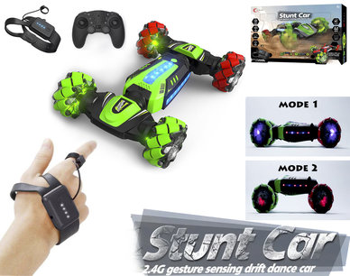 Hand Bestuurbare radio grafisch Auto - 2.4GHZ 4WD - Offroad RC Transformer Car - TKKJ - met handbediening en afstandsbediening 2in1 Hand Bestuurbare radio grafisch Auto - 2.4GHZ 4WD - Offroad RC Transformer Car - TKKJ - met handbediening en afstandsbediening 2in1