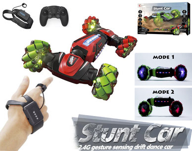 Hand Bestuurbare radio grafisch Auto - 2.4GHZ 4WD - Offroad RC Transformer Car - TKKJ - met handbediening en afstandsbediening 2in1 Hand Bestuurbare radio grafisch Auto - 2.4GHZ 4WD - Offroad RC Transformer Car - TKKJ - met handbediening en afstandsbediening 2in1