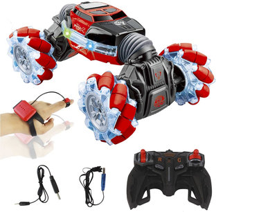 RC Stunt Car 4WD 2.4GHz - dubbelzijdig monster crawler met LED licht en Music - Hand Bestuurbare radio grafisch Auto RC Stunt Car 4WD 2.4GHz - dubbelzijdig monster crawler met LED licht en Music - Hand Bestuurbare radio grafisch Auto