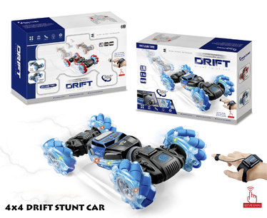 RC Stunt Car 4WD 2.4GHz - dubbelzijdig monster crawler met LED licht en Music - Hand Bestuurbare radio grafisch Auto RC Stunt Car 4WD 2.4GHz - dubbelzijdig monster crawler met LED licht en Music - Hand Bestuurbare radio grafisch Auto