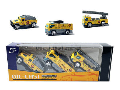 Speelgoed mini werkvoertuigen auto's set - 3 stuks - model auto's Die Cast - mini alloy voertuigen set Speelgoed mini werkvoertuigen auto's set - 3 stuks - model auto's Die Cast - mini alloy voertuigen set