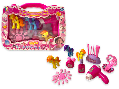 Speelgoed make up koffer - My little pony - Beautycase incl. accessoires set Speelgoed make up koffer - My little pony - Beautycase incl. accessoires set
