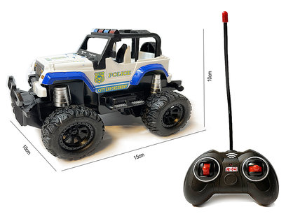 Rc politie auto - afstand bestuurbare rock crawler - speelgoed auto 1:28 - Storm off-road car Rc politie auto - afstand bestuurbare rock crawler - speelgoed auto 1:28 - Storm off-road car