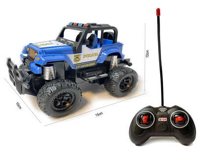 Rc politie auto - afstand bestuurbare rock crawler - speelgoed auto 1:28 - Storm off-road car Rc politie auto - afstand bestuurbare rock crawler - speelgoed auto 1:28 - Storm off-road car