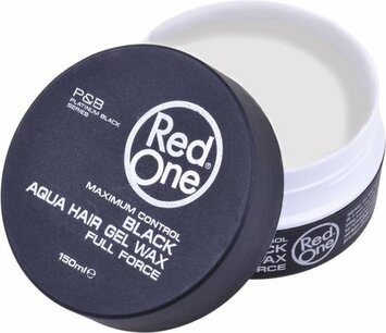 Red One Black Full Force - Maximum Control - Aqua Hair Wax 150 ml zwart Red One Black Full Force - Maximum Control - Aqua Hair Wax 150 ml zwart