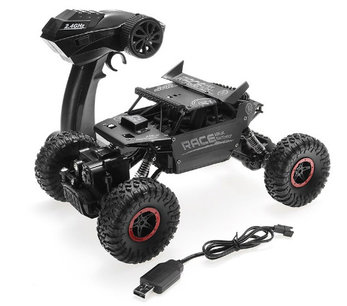 RC 2.4GHz Monster 4WD METAL CRAWLER 1:18 |rc auto black RC 2.4GHz Monster 4WD METAL CRAWLER 1:18 |rc auto black